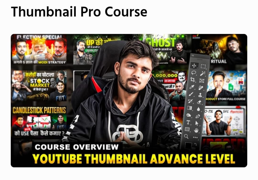 Abhishek Goswami - Pro Thumbnail Making Secrets 